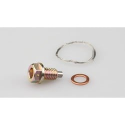 ワイヤーロックドレンボルト M10×L14×P1.5mm カワサキ （平径：14mm） 105-1201