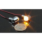 ウインカーランプ Nano シングル メッキ アンバー 2個セット 219-5195