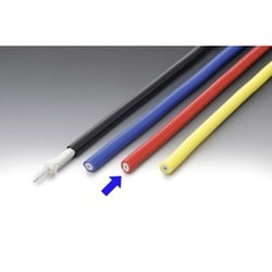 シリコンコード 直径：7mm × 長さ：1m レッド 304-4101R