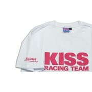 KISS Racing Team Tシャツ レディースM ホワイト K1345W05