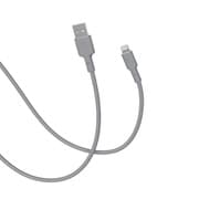 CellCube TSUNAGU 柔らかケーブル mayu(まゆ) USB-A to Lightningケーブル1.0m 墨/カーボンブラック CCCB05-CB