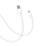 CellCube TSUNAGU 柔らかケーブル mayu(まゆ) USB-A to Lightningケーブル1.0m 白/ホワイト CCCB05-WH