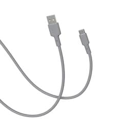 CellCube TSUNAGU 柔らかケーブル mayu（まゆ） USB-A to USB-Cケーブル1.0m 墨/カーボンブラック CCCB06-CB