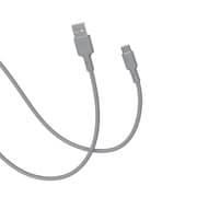 CellCube TSUNAGU 柔らかケーブル mayu(まゆ) USB-A to USB-Cケーブル1.0m 墨/カーボンブラック CCCB06-CB