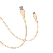 CellCube TSUNAGU 柔らかケーブル mayu(まゆ) USB-A to USB-Cケーブル1.0m 洗柿/ライトオレンジ CCCB06-LO