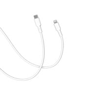 CellCube TSUNAGU 柔らかケーブル mayu(まゆ) USB-C to Lightningケーブル1.0m 白/ホワイト CCCB07-WH