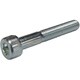 M062-0635 [コノエ MIC 六角穴付きボルト ユニクロ 6×35 半ねじ （34本入）]