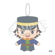 ゴールデンカムイ×サンリオキャラクターズ お座りぬいぐるみマスコット 杉元佐一×シナモロール [キャラクターグッズ]