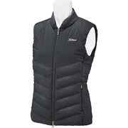 22FW TWWV2281BK-L [ゴルフベスト レディース 中綿ベスト Lサイズ ブラック]