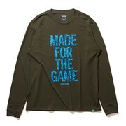 SMT22121 [オリーブカーキ ロングスリーブTシャツ メイドフォーザゲームロゴ Mサイズ]