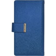 AC-LAM4-SHY NV [カードがたくさん収納できる汎用スマホ手帳型ケース ネイビー]