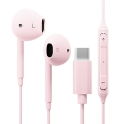 USB Type-C ステレオイヤホン ピンク PG-SEIE2PK4