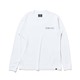 SMT22129 [ホワイト ロングスリーブTシャツ ホログラム ワードマーク Sサイズ]