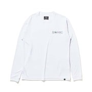 SMT22129 [ホワイト ロングスリーブTシャツ ホログラム ワードマーク Sサイズ]