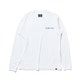 SMT22129 [ホワイト ロングスリーブTシャツ ホログラム ワードマーク Lサイズ]
