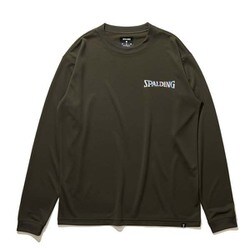 SMT22129 [オリーブカーキ ロングスリーブTシャツ ホログラム ワードマーク Lサイズ]