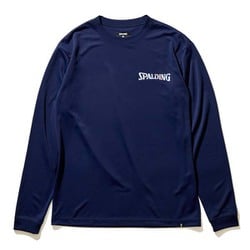 SMT22129 [ネイビー ロングスリーブTシャツ ホログラム ワードマーク Mサイズ]