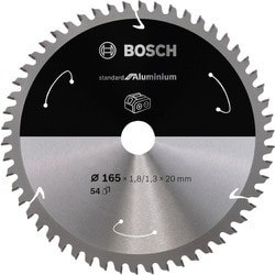 2608837763 [ボッシュ 丸のこ刃 スタンダードアルミニウム用165x54T]