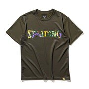 SJT22166 [オリーブカーキ ジュニア Tシャツ スパイラルダイロゴ 150cm サイズ]
