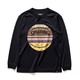 SJT22168 [ブラック ジュニア ロングスリーブTシャツ ボヘミアンボール 150cm サイズ]