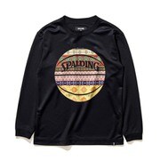 SJT22168 [ブラック ジュニア ロングスリーブTシャツ ボヘミアンボール 150cm サイズ]