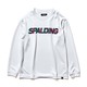 SJT22170 [ホワイト ジュニア ロングスリーブTシャツ レイヤーロゴ 130cm サイズ]