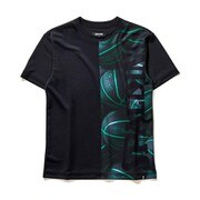 SJT22171 [ブラック ジュニア Tシャツ ボールプリント 150cm サイズ]