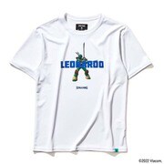 SJT22176T [ホワイト×ブルー ジュニア Tシャツ タートルズ キャラクターズ 150cm サイズ]