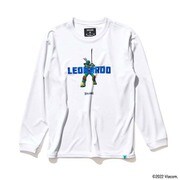SJT22177T [ホワイト×ブルー ジュニア ロングスリーブTシャツ タートルズ キャラクターズ 150cm サイズ]