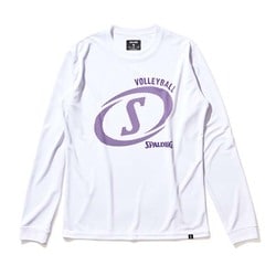 SMT22183V [ホワイト バレーボール ロングスリーブTシャツ ファスト S Mサイズ]
