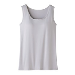 ひんやり涼しい ブラタンク アイスグレー L