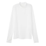 UVカット さらさらストレッチウエア ホワイト L