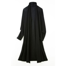 すらっと日よけロングカーデ ブラック