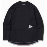 power dry jersey raglan LS T 5742264327 010 black Lサイズ [アウトドア カットソー メンズ]