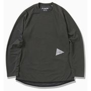 power dry jersey raglan LS T 5742264327 022 charcoal Lサイズ [アウトドア カットソー メンズ]
