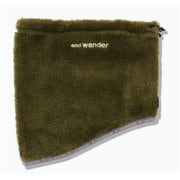 high loft fleece neck warmer 5742277052 180 khaki [アウトドア ネックウォーマー]
