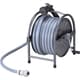 グリーンライフ スチールホースリール 大水量ノズル付き 20m グレー HR-S20D（GY）