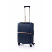 スーツケース MINTER(ミンター) 61cm 拡張タイプ 旅行日数目安:4~6泊 53L/拡張時60L TSAロック搭載 大容量 4輪キャスター ネイビー HH5-41006