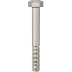 YAHATA 六角ボルト半ねじ 三価クロメート M12×75 （50本入）