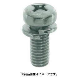 YAHATA ナベ組込ねじ 薄板用 P-2 三価クロメート M6×12 （500本入）