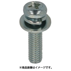 YAHATA ナベ組込ねじ 薄板用 I-3 三価クロメート M4×10 （1000本入）