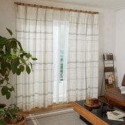 既製カーテン ドレープ フェネートル 100cm×200cm グレー G1052-GR