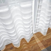 既製カーテン レース クーシュ 100cm×176cm ナチュラルホワイト G1028-NW