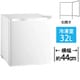 冷凍庫 前開き（32L・右開き）直冷式 小型 ホワイト SR-F3202W