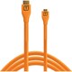 H2D15-ORG [テザープロ HDMI マイクロ to HDMI 2.0 4.6m オレンジ]