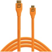 H2C15-ORG [テザープロ HDMI ミニ to HDMI 2.0 4.6m オレンジ]