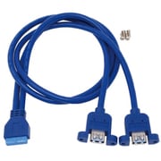 パネルマウント用 USB3.0ケーブル ヘッダー接続 USB-021A