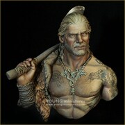 YH1867 1/10 中世前期 北欧 胸像 戦斧を持つビルカのヴァイキング戦士 [組立式プラスチックモデル]