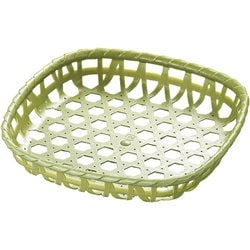 竹ざる風 プラザル角（10個入）5918 150グリーン XOI3101