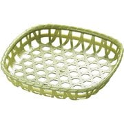 XOI3101 [竹ざる風 プラザル角（10個入）5918 150グリーン]